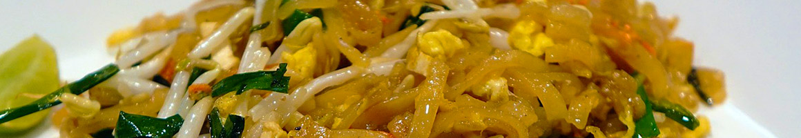 Eating Asian Fusion Thai at Jimmy Thai/Ramen Time restaurant in Deerfield, IL.